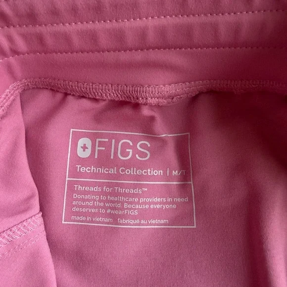 Figs Chalk Pink Kade Cargo Scrub Pants LIMITED EDITION - Picture 6 of 6